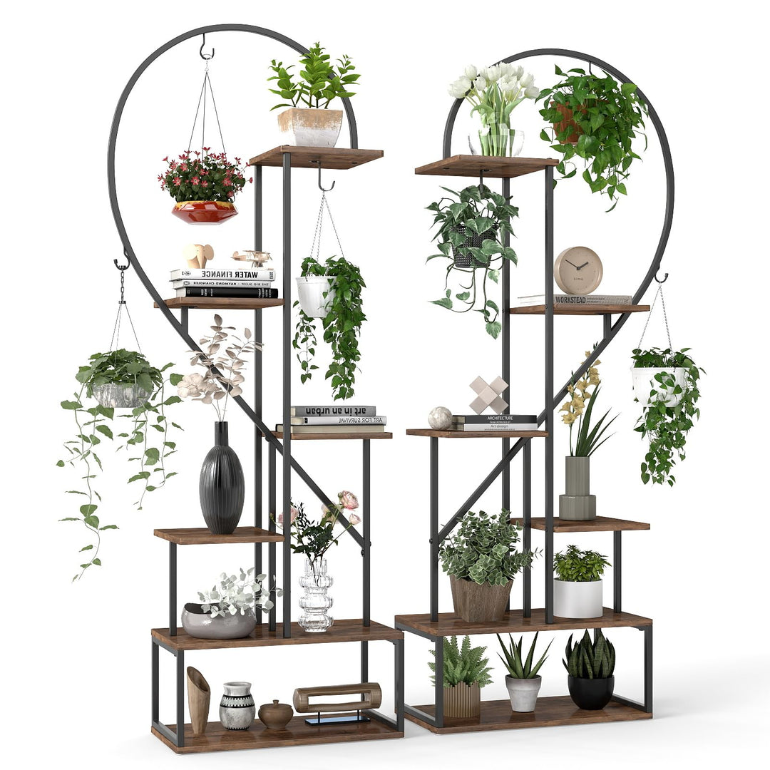 Giantex 6 Tier Tall Plant Stand Indoor for Living Room Balcony Patio Art Studio