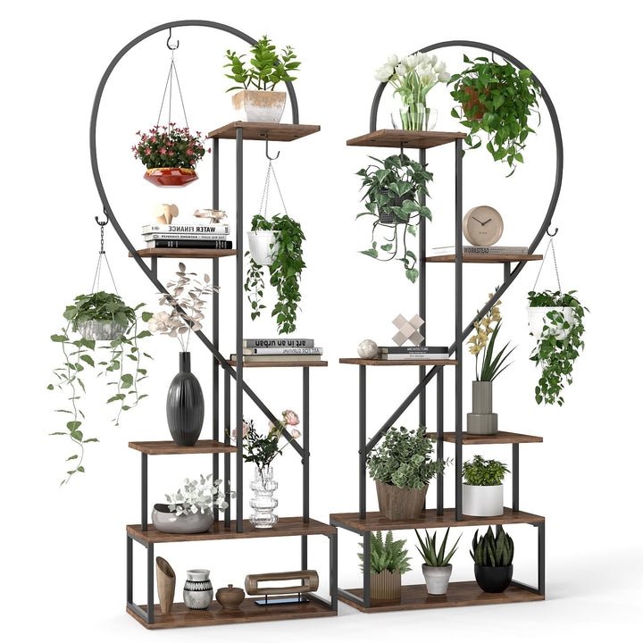 Giantex 6 Tier Tall Plant Stand Indoor for Living Room Balcony Patio Art Studio