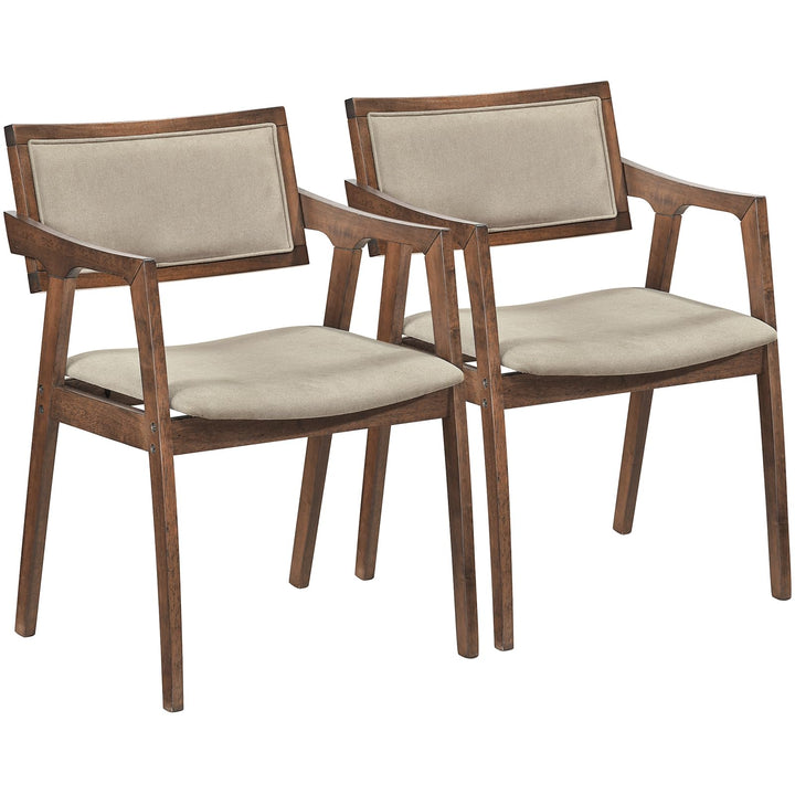 Giantex Rubber Wood Dining Chairs Set of 2/4
