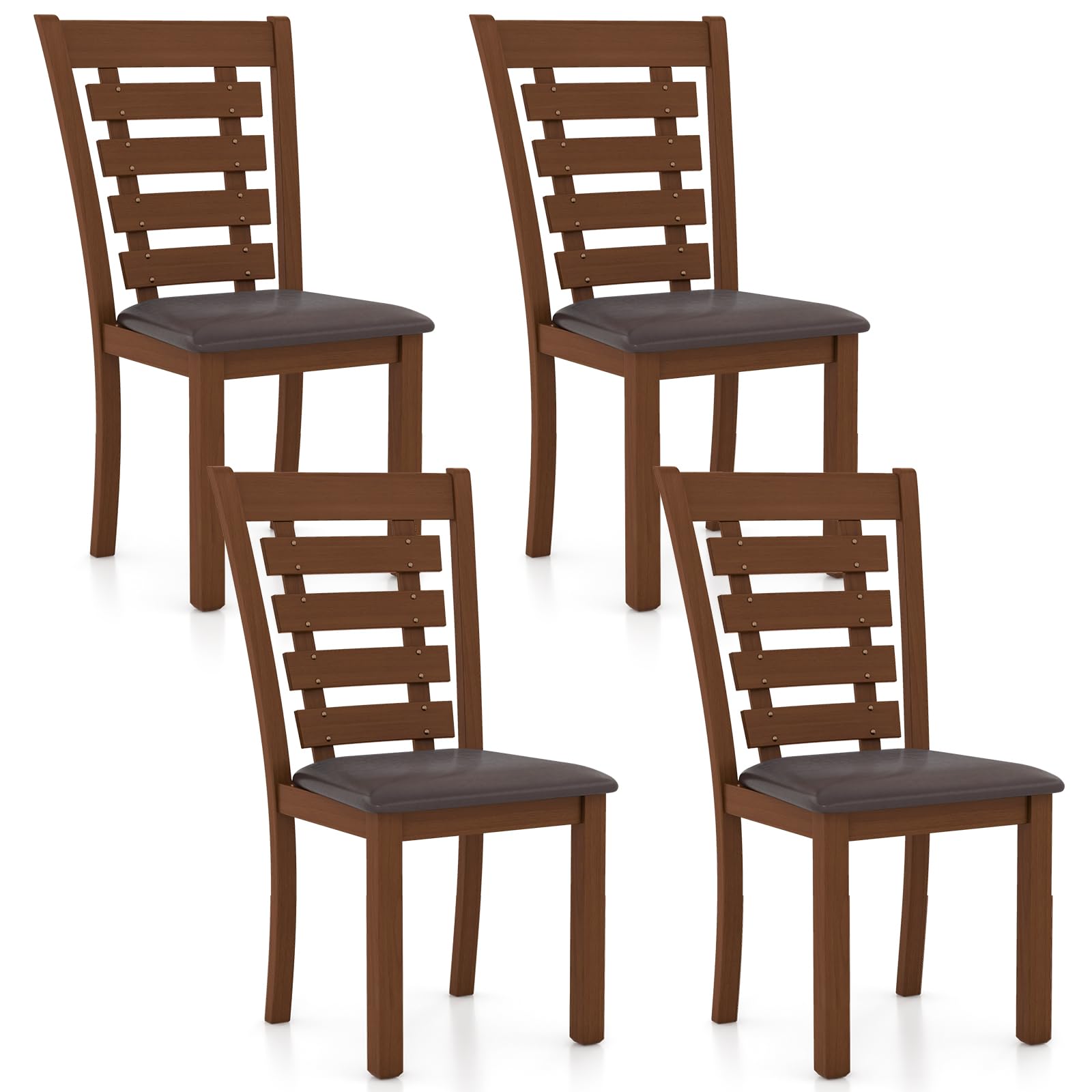 Giantex Wood Dining Chairs Set