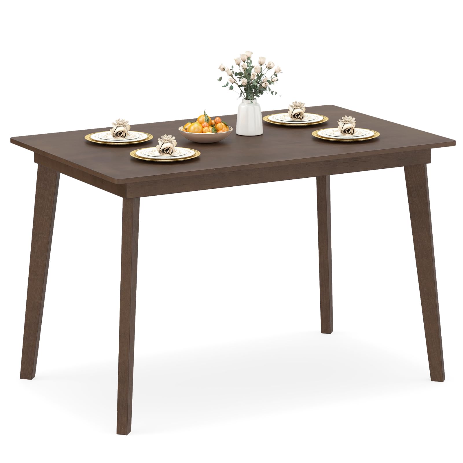 Giantex 48-Inches Rectangular Wooden Dining Table for 4 – Giantexus