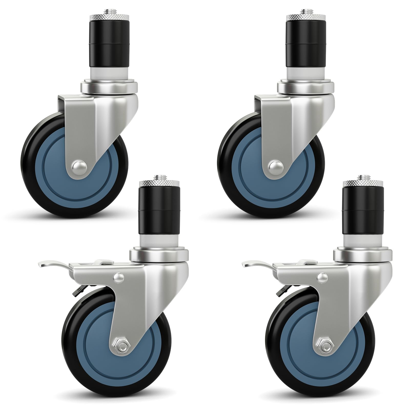 Giantex 4 Inch Caster Wheels Pack of 4