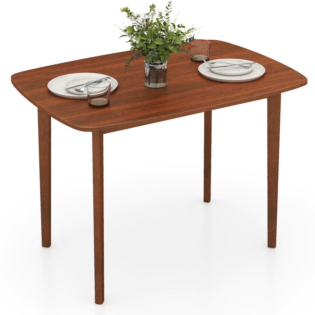 Giantex 43" x 31" Dining Table with Rubber Wood Legs