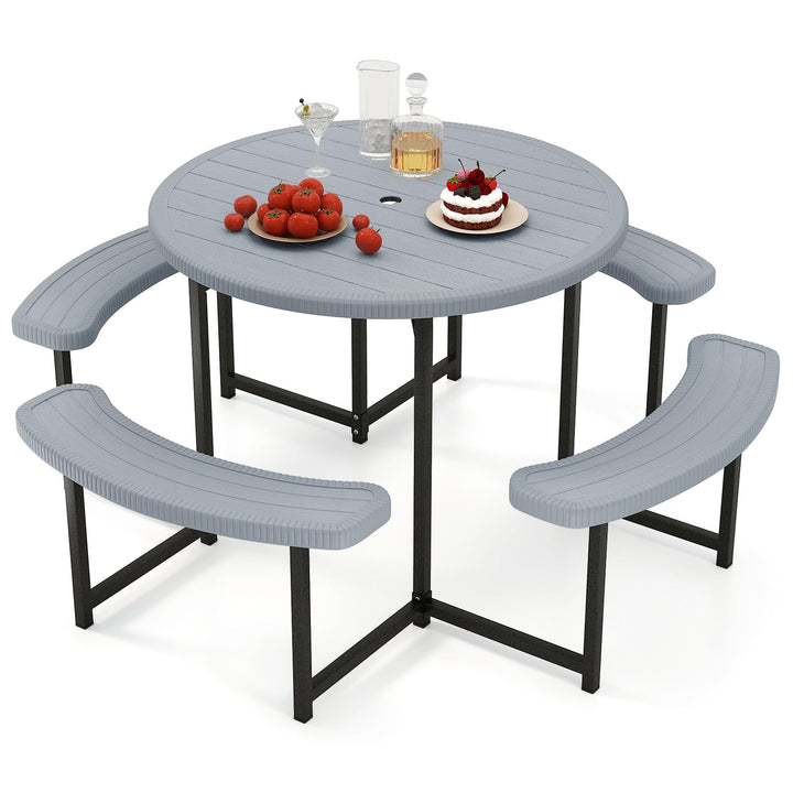 Giantex Picnic Table Bench Set for 4 to 8 Person