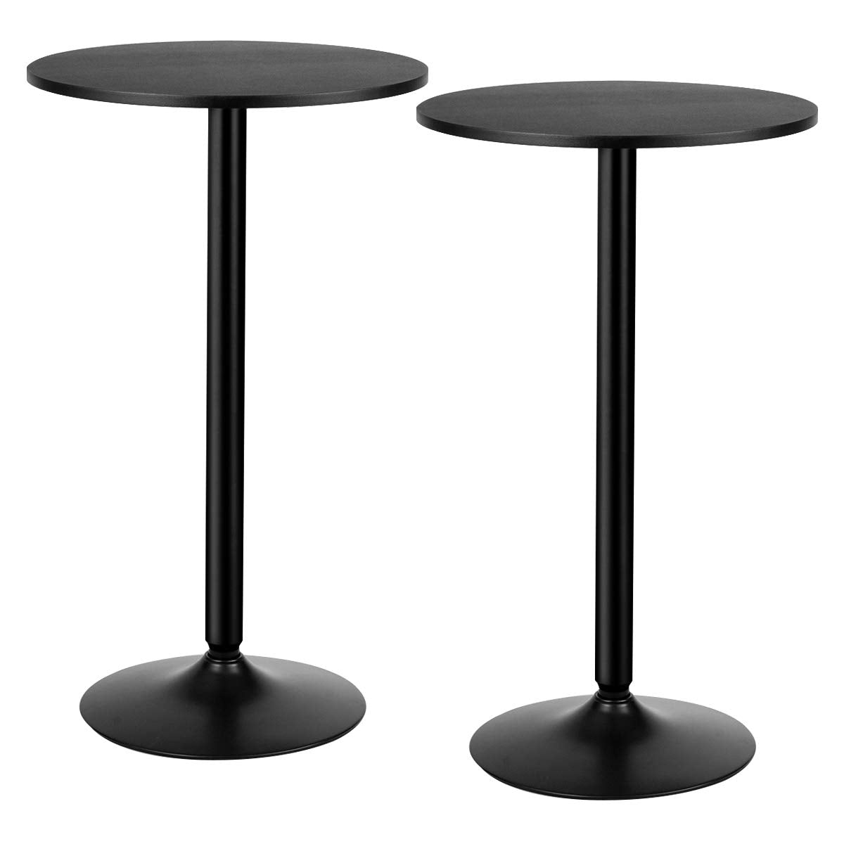 Giantex 24-Inch Pub and Bar Table 40-Inch Height Modern Style Round Top Standing Circular Cocktail Table