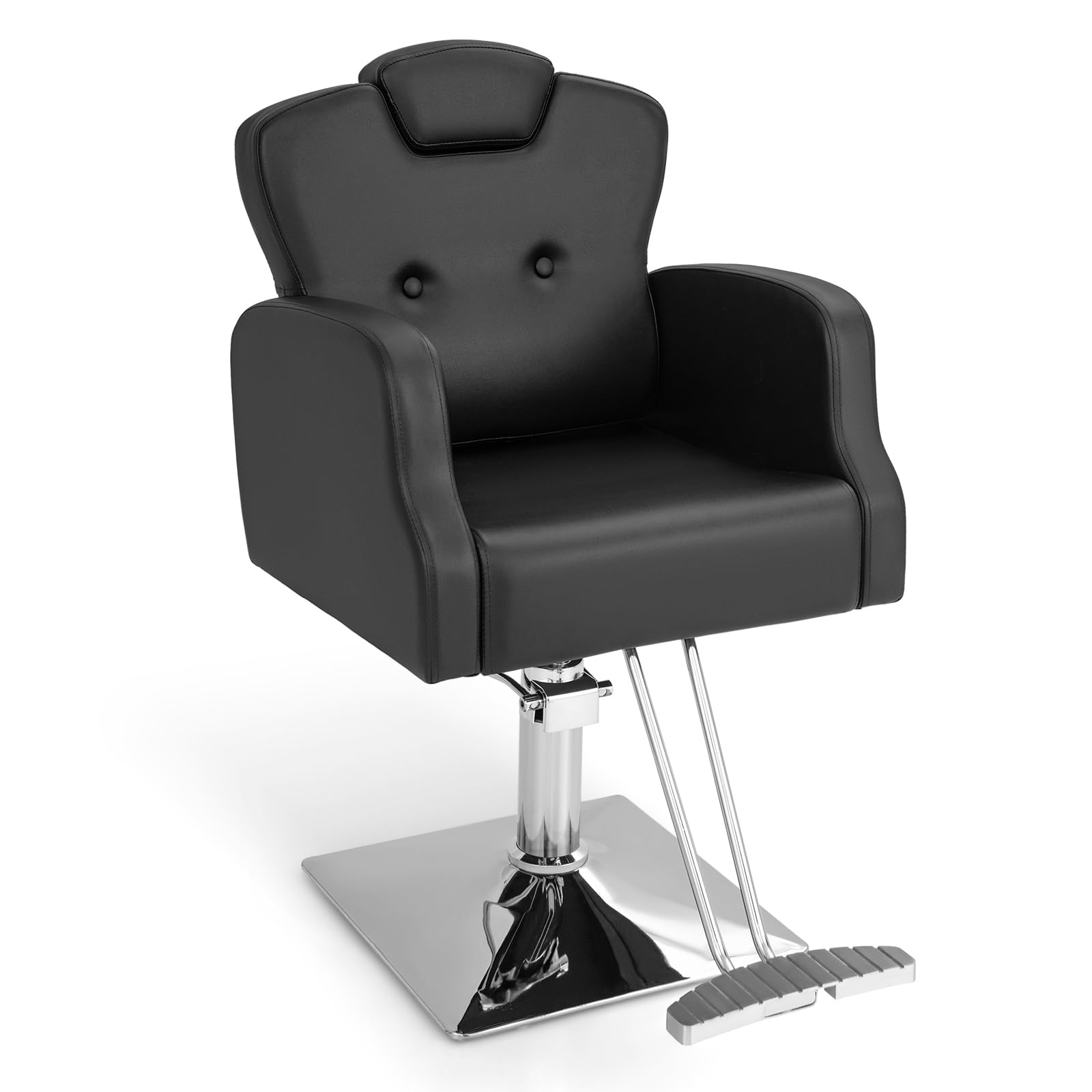 Giantex Barber Chair, Salon Chair with Adjustable Seat Height