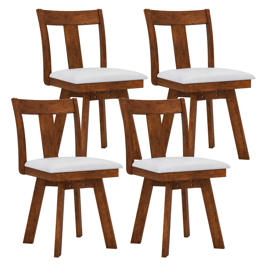 Giantex Swivel Dining Chairs Set of 2/4