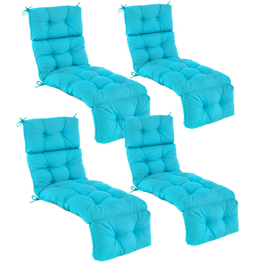 Giantex Set of 1/2/4 Lounge Chair Cushion(73X22X4 Inch)