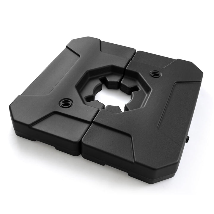 Giantex 2-Piece Fillable Cantilever Umbrella Base(274 lbs)