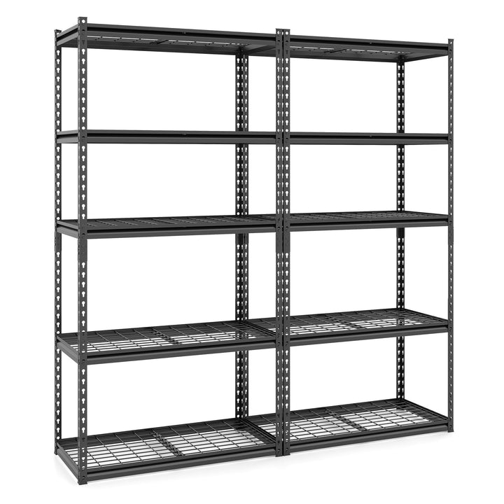Giantex 5-Tier Metal Storage Shelves(1/2/3/4,36" L x 18" W x 72" H)