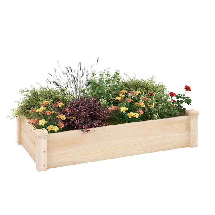 Giantex Wooden Raised Garden Bed