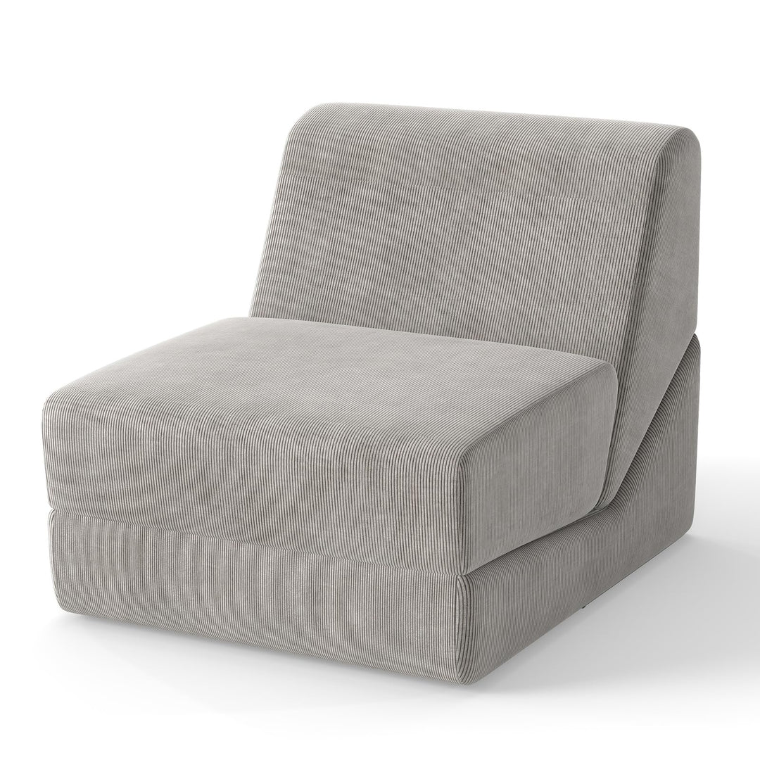 Giantex 3-in-1 Folding Sofa Bed Convertible Sleeper Chair with Back Support, High Density Sponge
