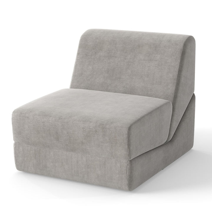 Giantex 3-in-1 Folding Sofa Bed Convertible Sleeper Chair with Back Support, High Density Sponge