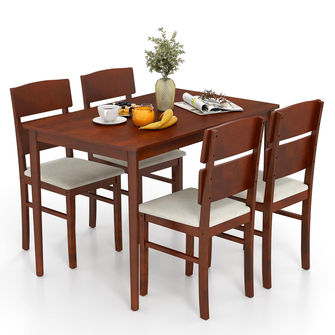 Giantex 5-Piece Dining Table Set for 4