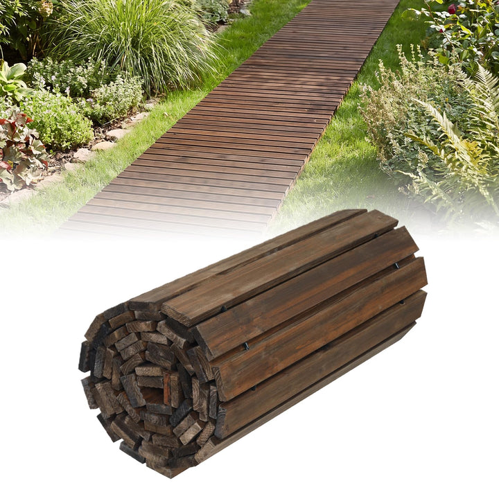 Giantex 12 FT Wooden Garden Pathway (1/2)