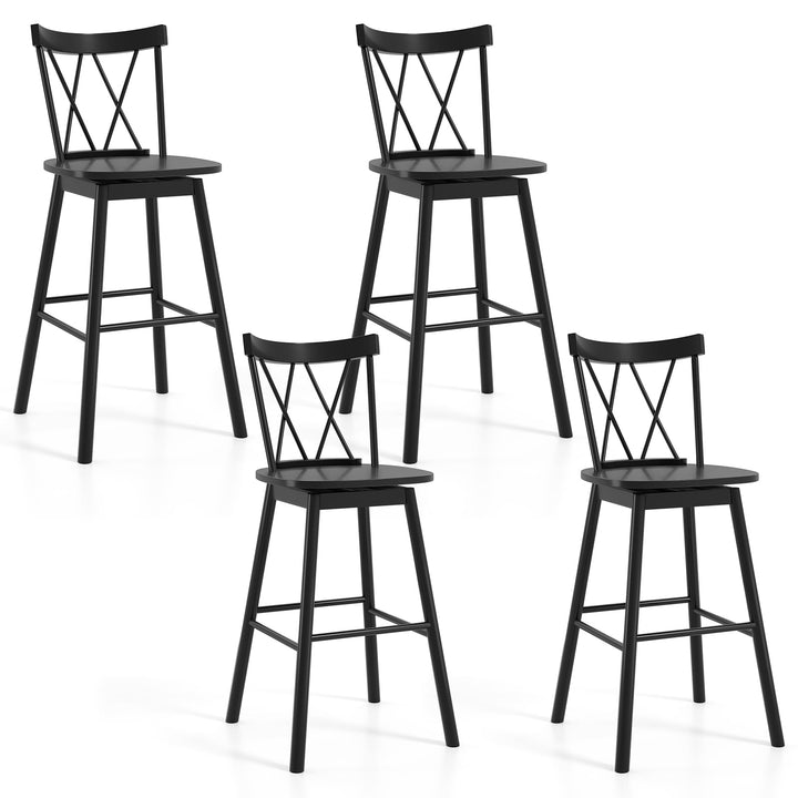 Giantex Windsor Bar Stools Set of 2/4(29"/24")