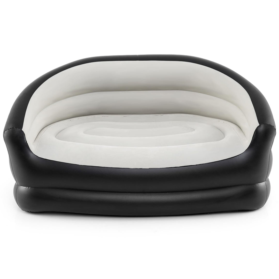 Giantex Inflatable Loveseat Couch Portable & Foldable 2-Seater Air Sofa(1/2)