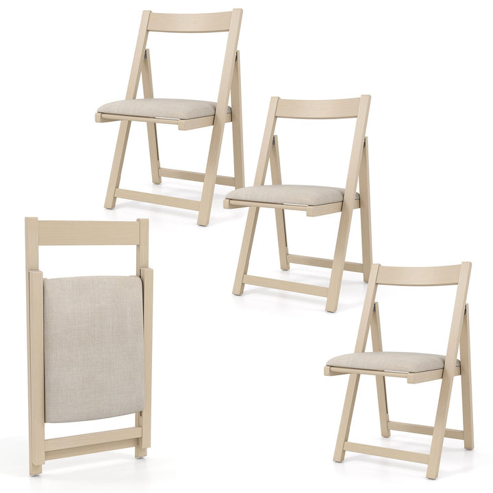Giantex Folding Dining Chairs Set of 4