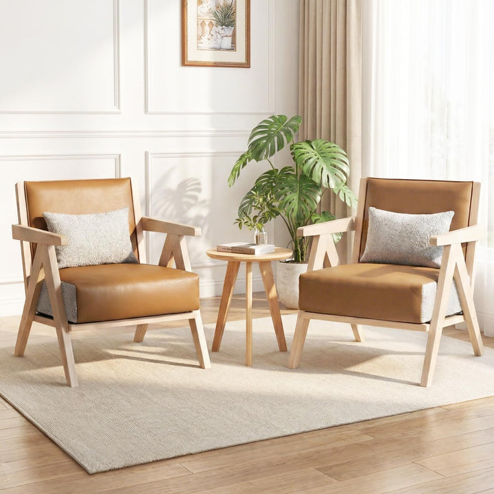 Giantex Mid-Century Modern Accent Chair for Living Room