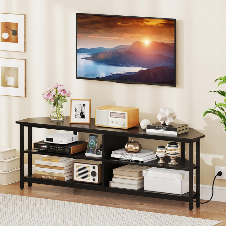 Giantex Corner TV Stand for 65 Inch TV