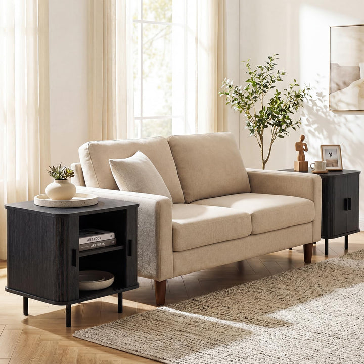 Giantex 24’’ Large Century Modern Nightstand Set of 2/1