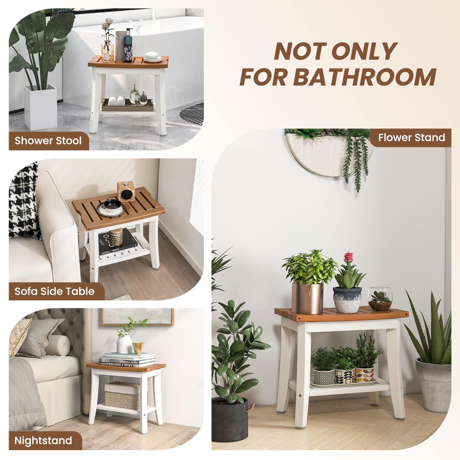 Spa seat sales shower stool