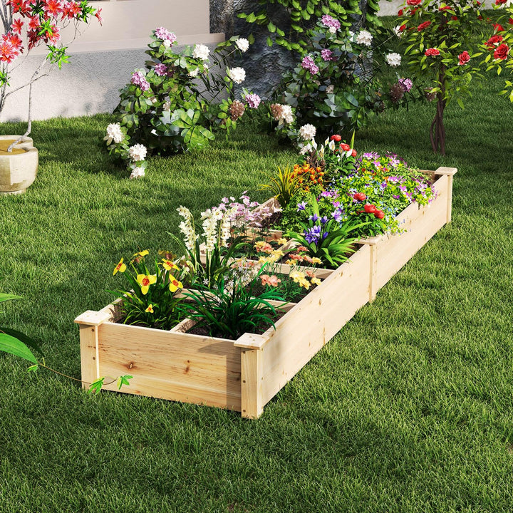 Giantex Wooden Raised Garden Bed