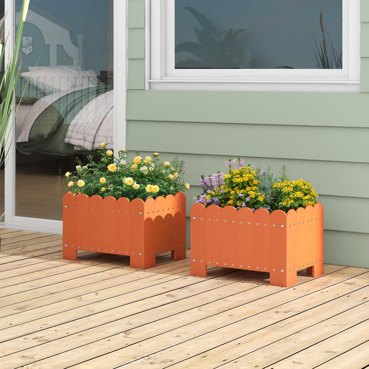 Giantex 2 Pack Rectangular Planter Box