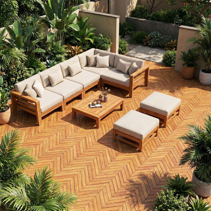 Giantex 30 PCS Interlocking Patio Flooring Tiles with Drainage Base
