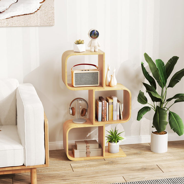 Giantex S Shaped Bookcase