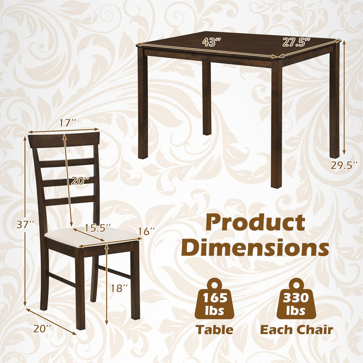 Giantex Dining Table Set for Small Space