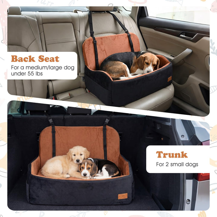 Giantex Orthopedic Dog Car Seat for Medium Dogs up to 55 lbs (32&