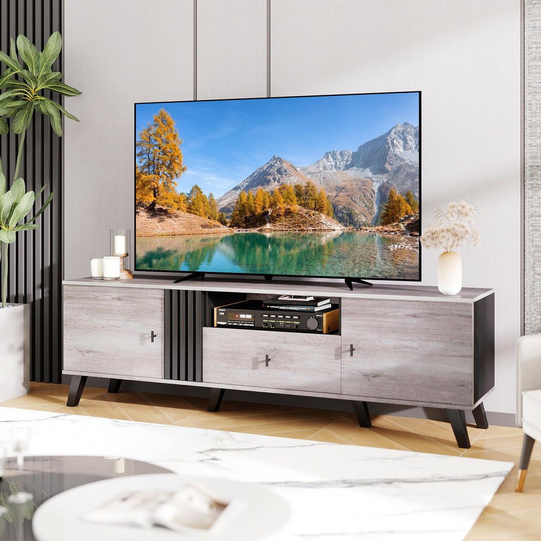 Giantex Modern TV Stand for 65-80 Inch TV