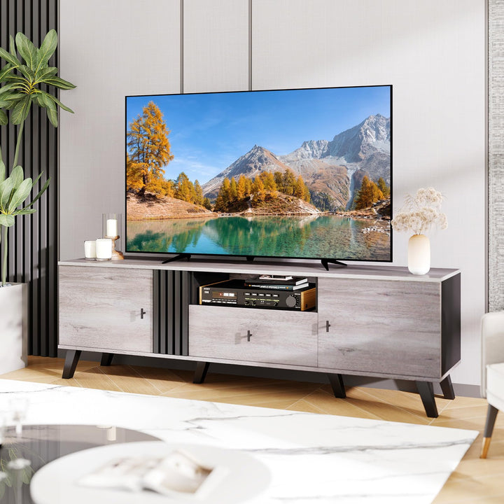Giantex Modern TV Stand for 65-80 Inch TV