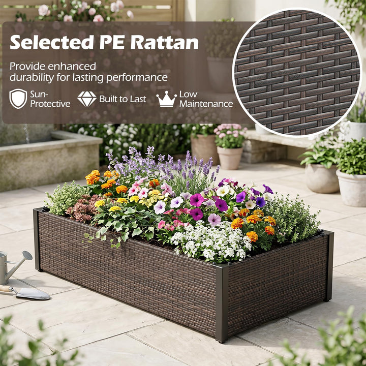Giantex Raised Garden Bed for Vegetables Flowers Herbs