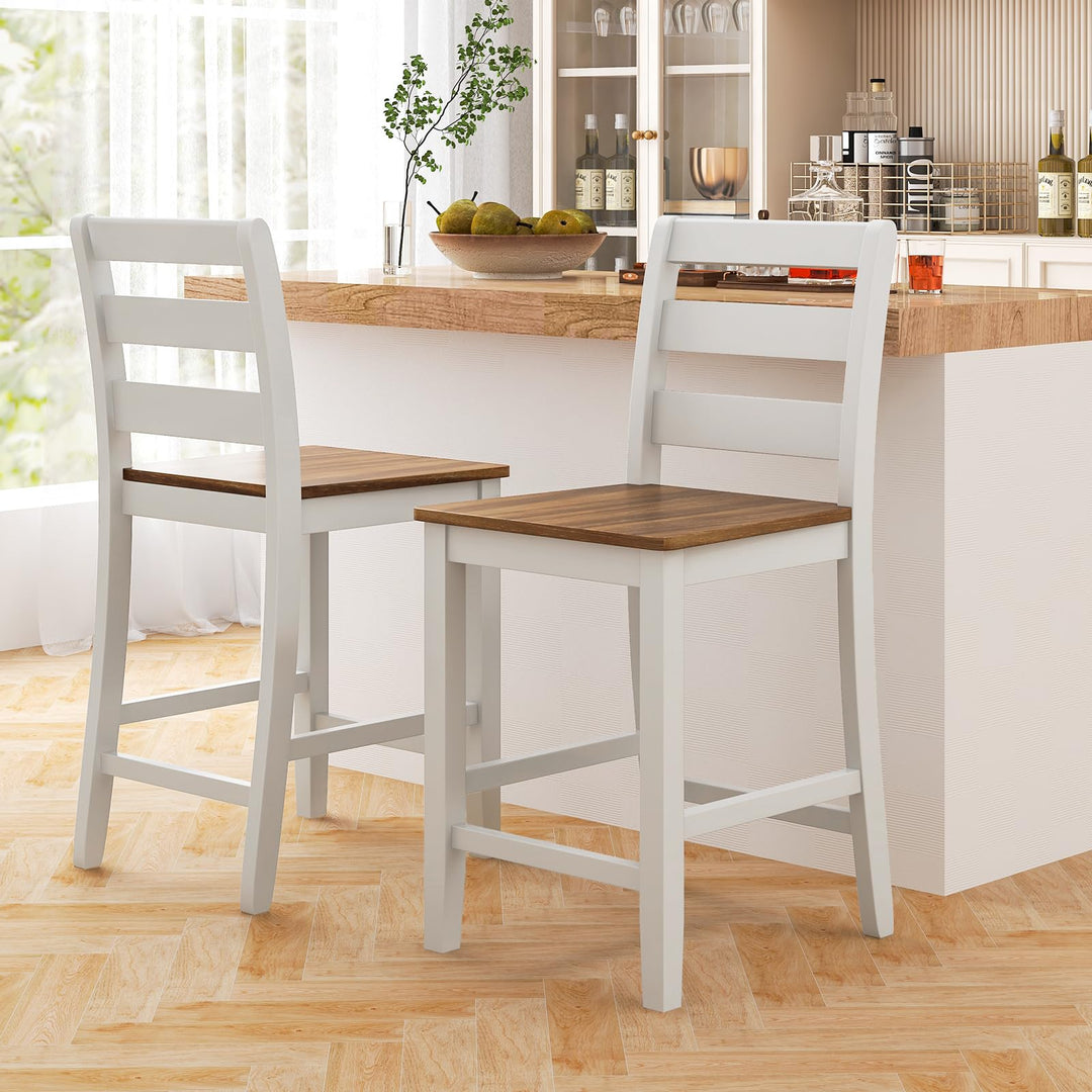 Giantex Counter Height Bar Stools Set