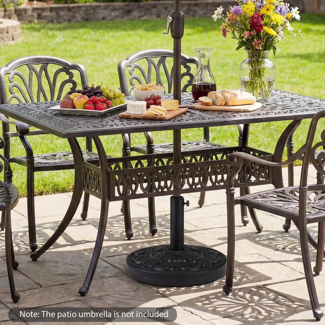 Giantex 27 lbs Patio Umbrella Base for 1.5&
