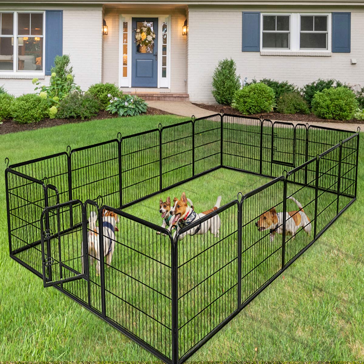 Giantex 48 inch Dog Playpen with Door (16 pannels)