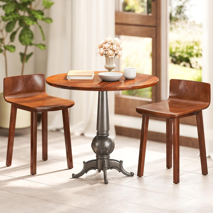 Giantex Wood Dining Chairs Set of 2/4 Farmhouse Kitchen Dining Room Chair