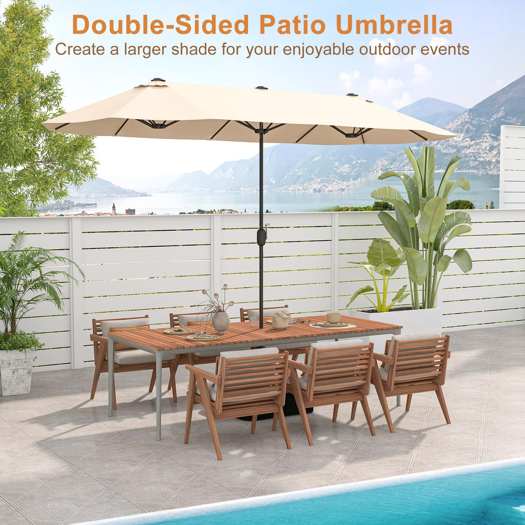 Giantex 13ft Large Patio Umbrella with Base