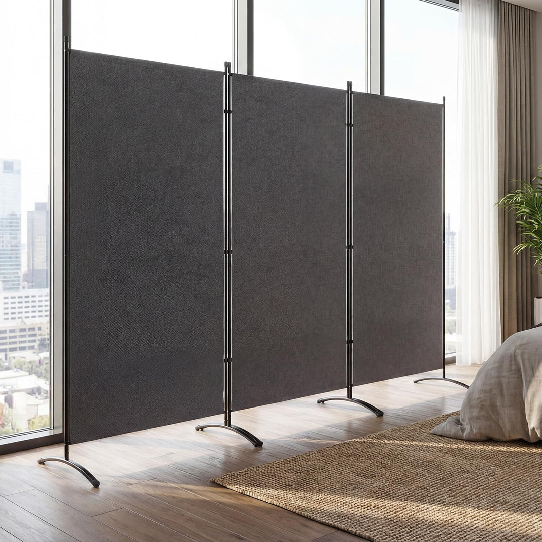 Giantex 3 Panel Room Divider, 6FT Folding Privacy Screen