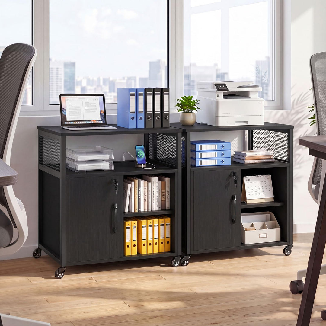 Giantex File Cabinet | Lateral Filing Cabinet with Lock