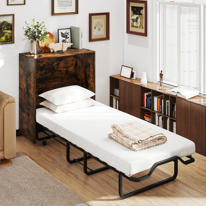 Giantex Murphy Bed Cabinet with Mattress Included