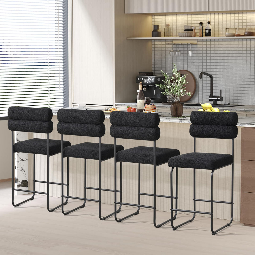 Giantex 26" Counter Height Bar Stools Set of 2/4
