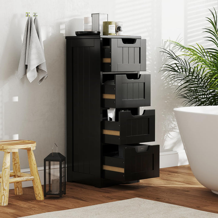 Giantex Bathroom Storage Cabinet w/ 4 Drawers