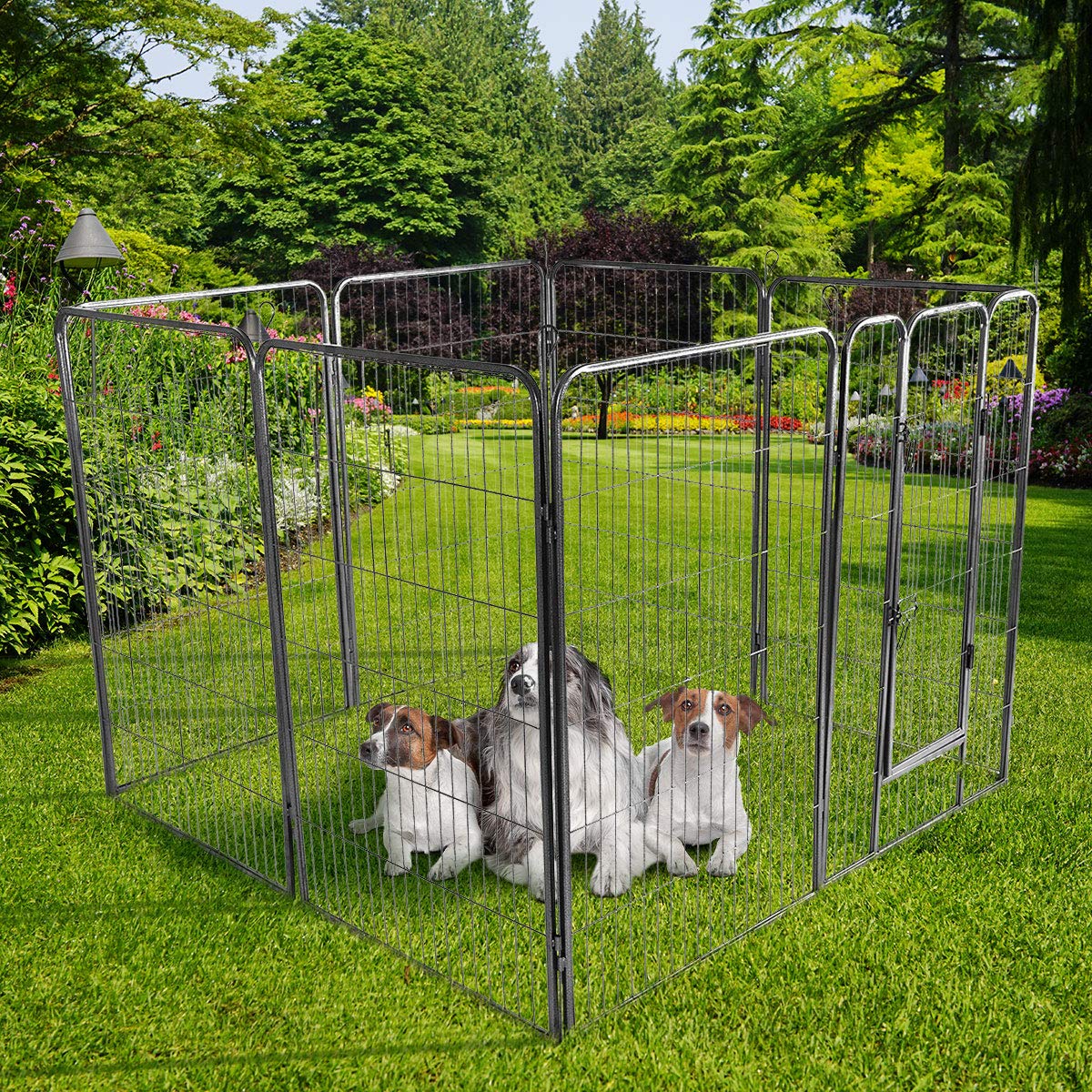 Pet Playpen Dog Exercise Pen Dog Kennel Giantex Giantexus