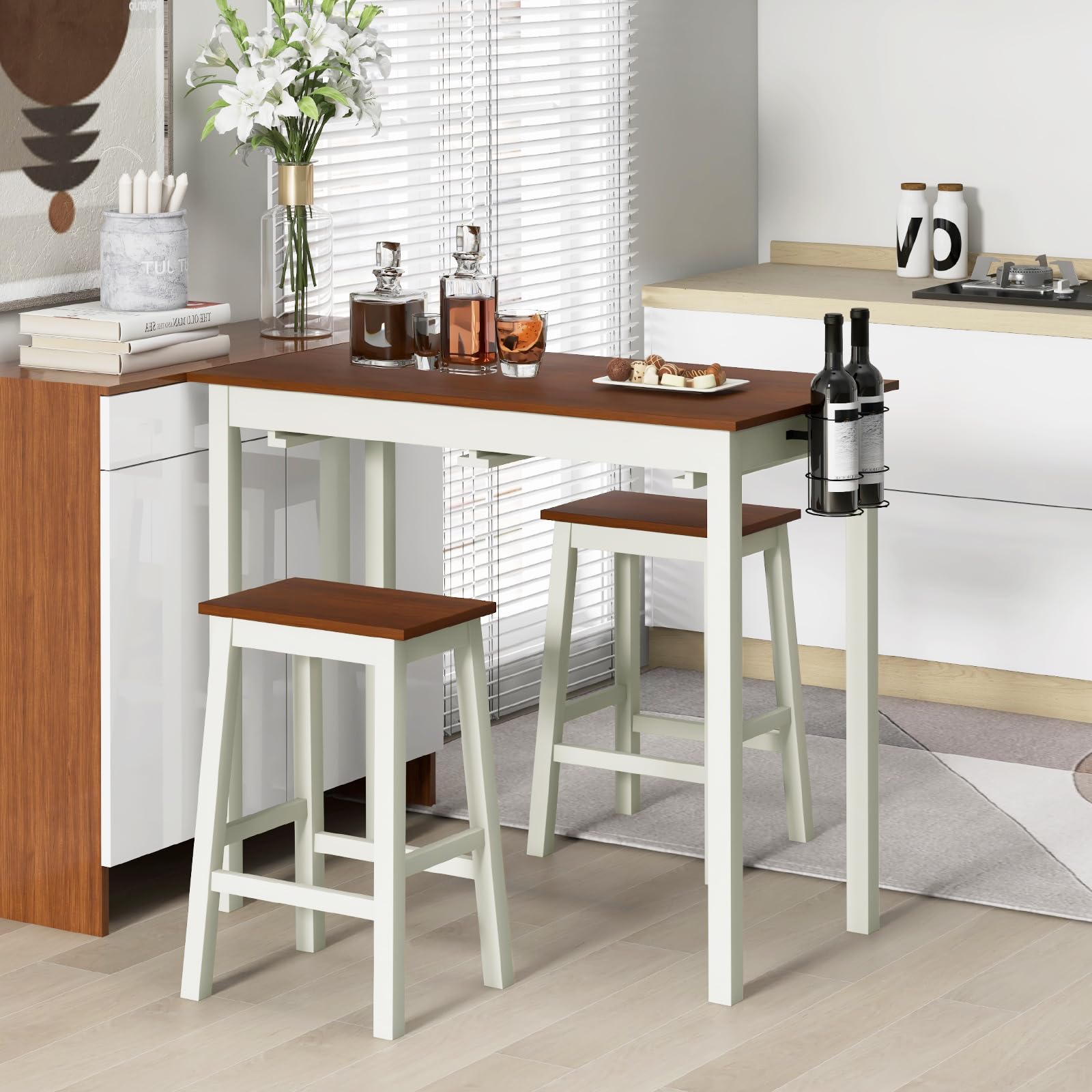 Giantex 3-Piece Bar Table Set