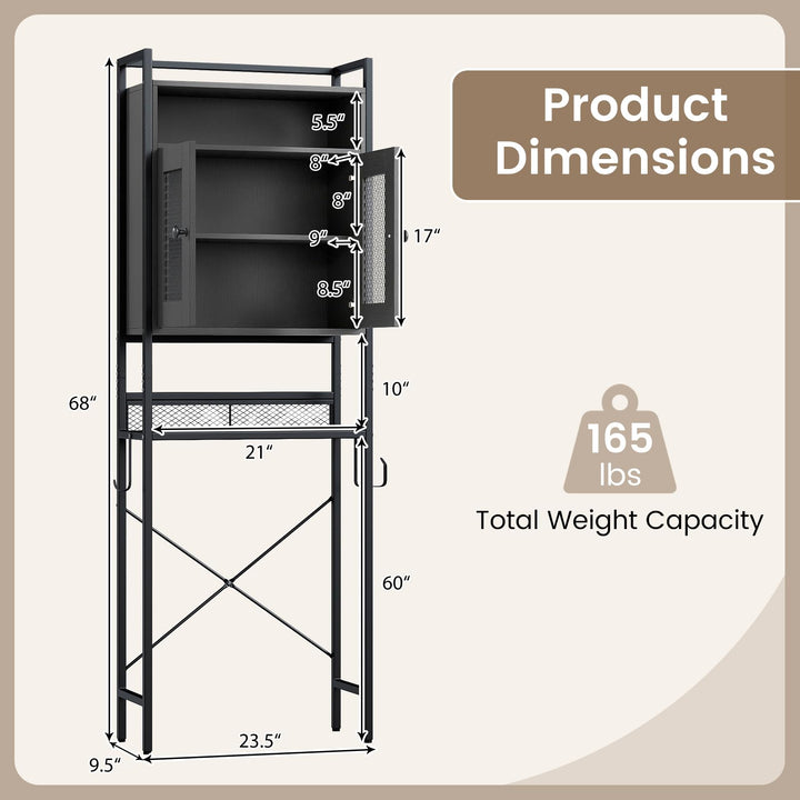 Giantex Over The Toilet Storage Cabinet for Laundry Room