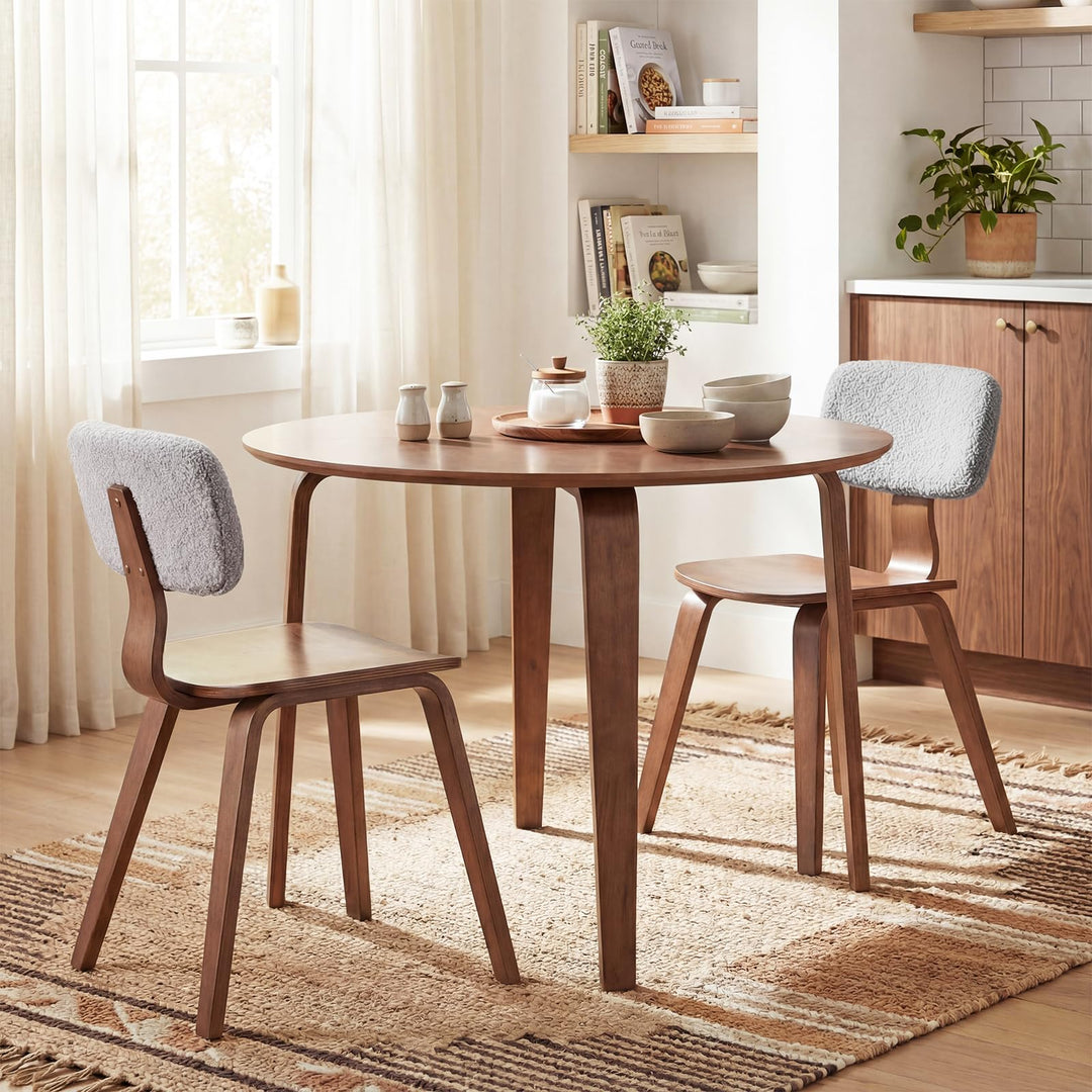 Giantex 37.5" Round Dining Table Set for 2/4