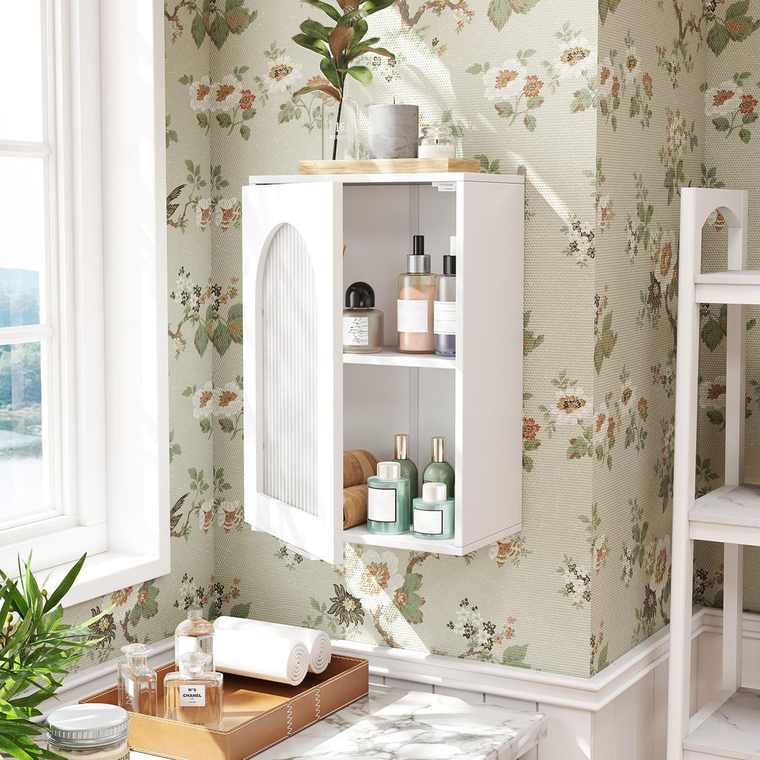 Giantex Wall Mounted Bathroom Cabinet Display Storage Medicine Cabinet